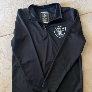 Raiders half zip jacket. Youth M 10-12